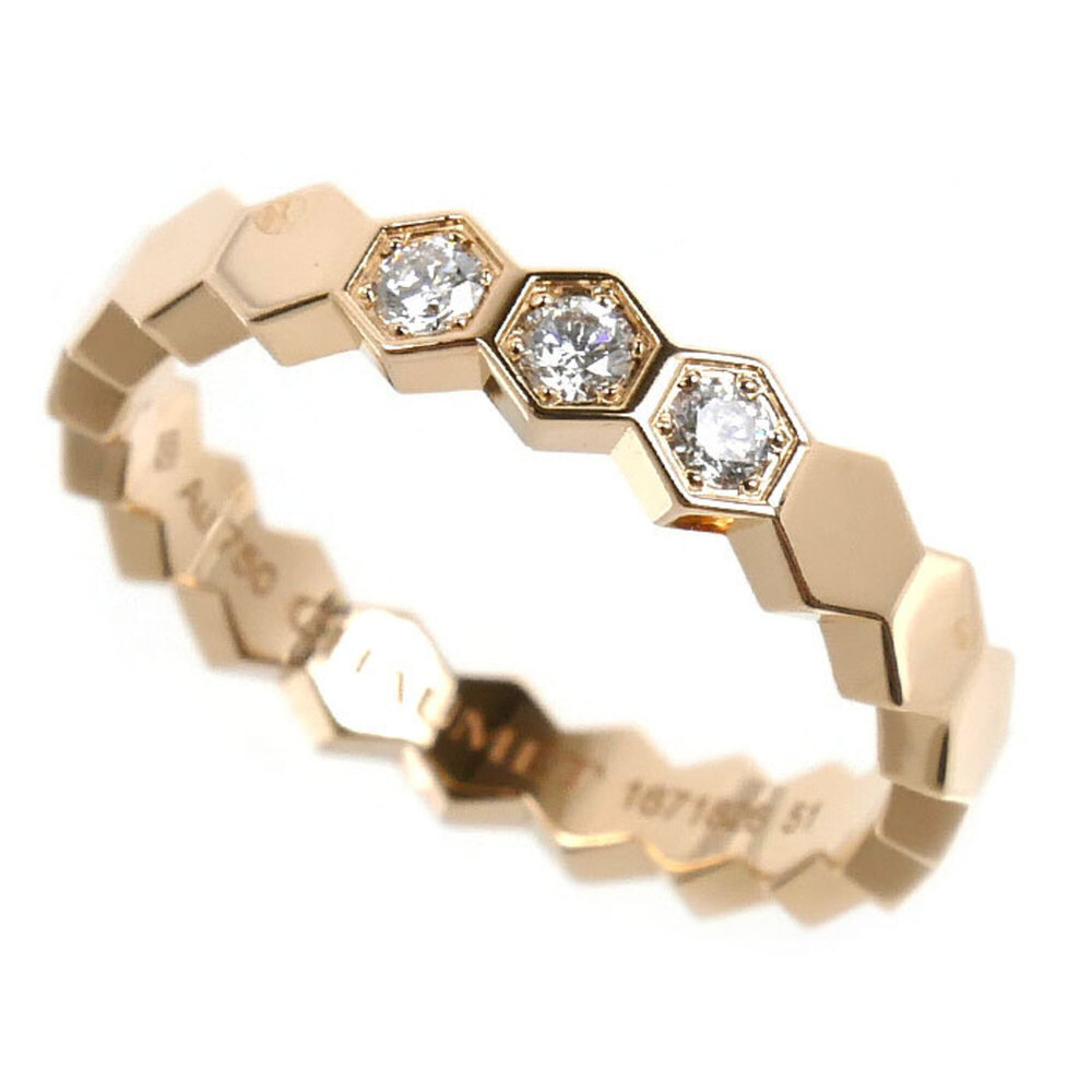 CHAUMET 18k Gold Diamond Love Ring